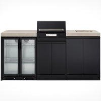 Crossray eXtreme Electric Outdoor Kitchen Grey Bench