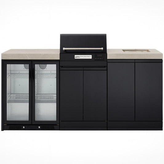 Crossray eXtreme Electric Outdoor Kitchen Grey Bench