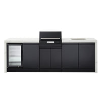 Crossray eXtreme Electric Outdoor Kitchen White Bench