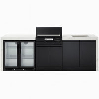 Crossray eXtreme Electric Outdoor Kitchen White Bench