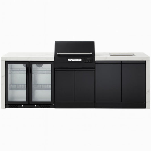 Crossray eXtreme Electric Outdoor Kitchen White Bench