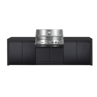 Crossray Premium Xplor Outdoor Kitchen Black Bench