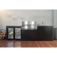 Crossray Premium Xplor Outdoor Kitchen Black Bench