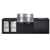 Crossray Premium Xplor Outdoor Kitchen Black Bench