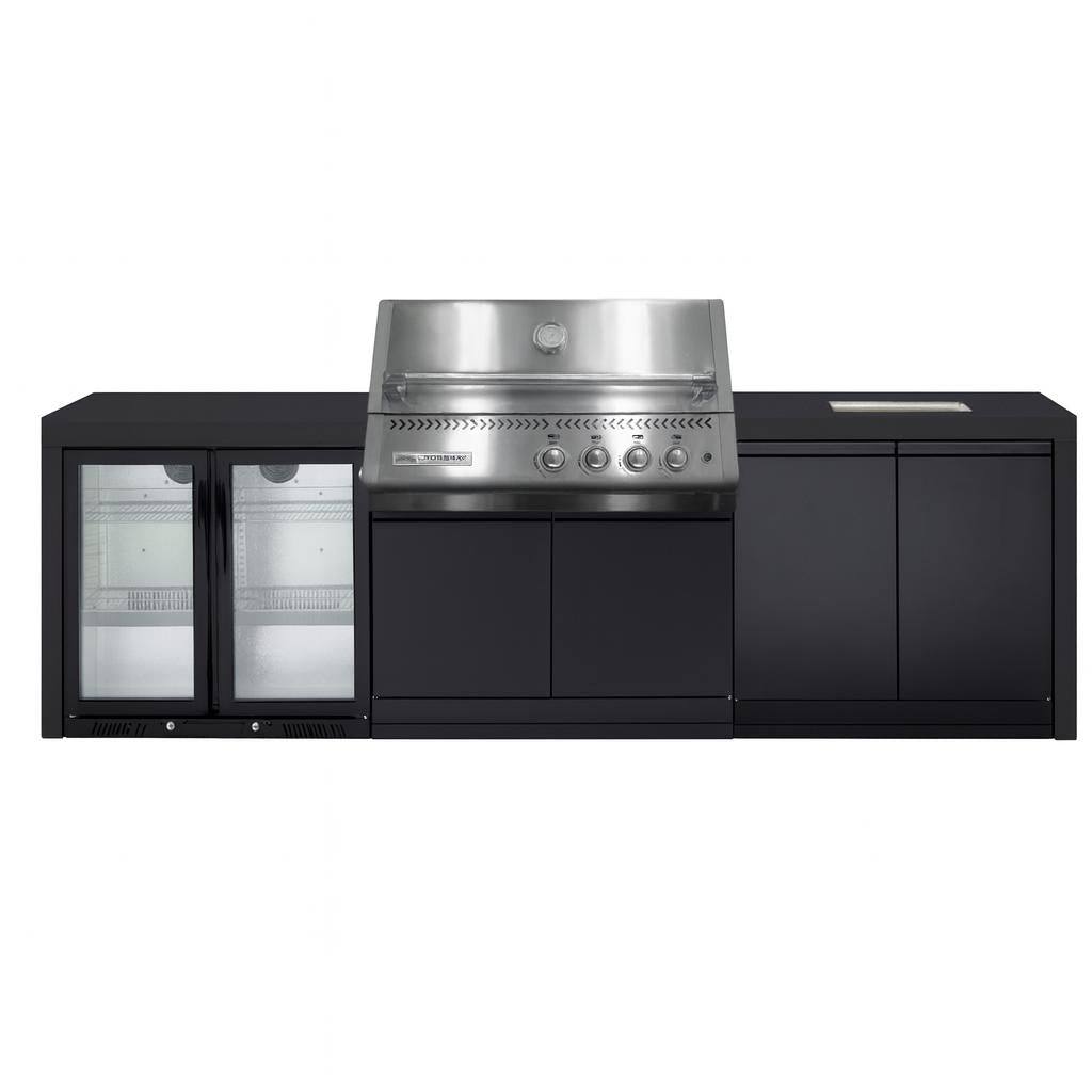 Crossray Premium Xplor Outdoor Kitchen Black Bench