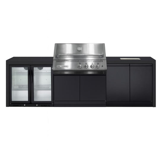 Crossray Premium Xplor Outdoor Kitchen Black Bench