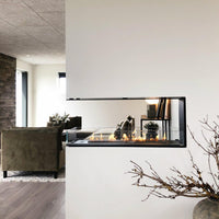 Decoflame Montreal Bay Ethanol Fireplace with Net Zero Burner