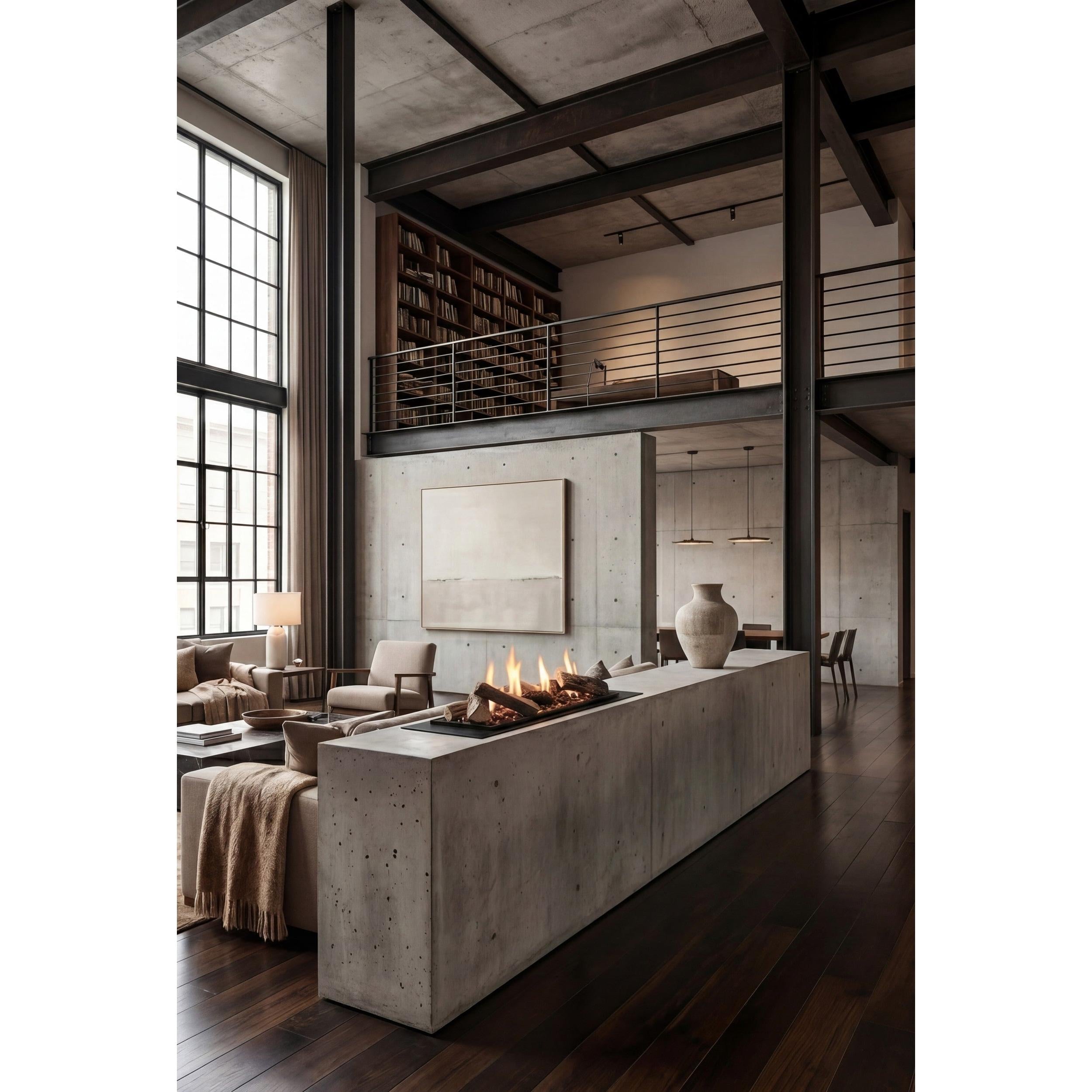 Decoflame Net Zero LogicWood Ethanol Fireplace