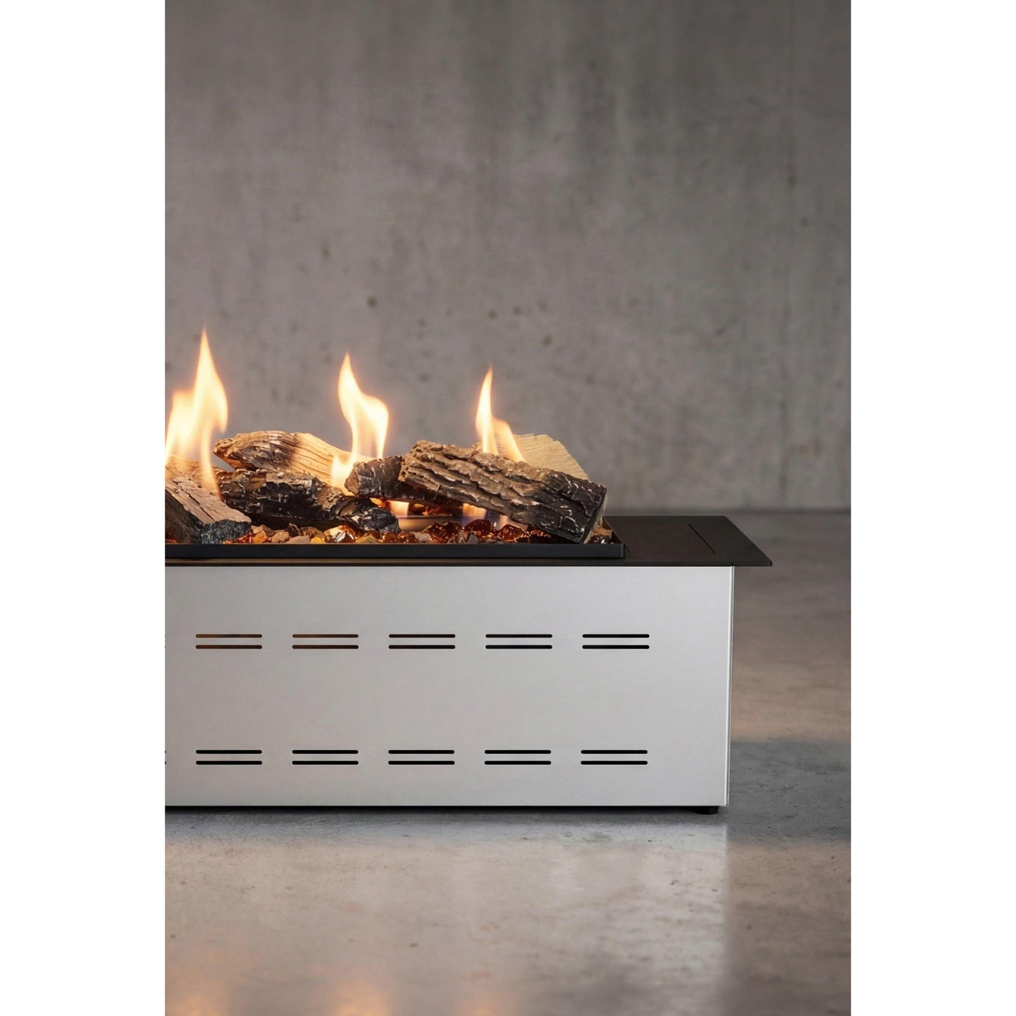 Decoflame Net Zero LogicWood Ethanol Fireplace