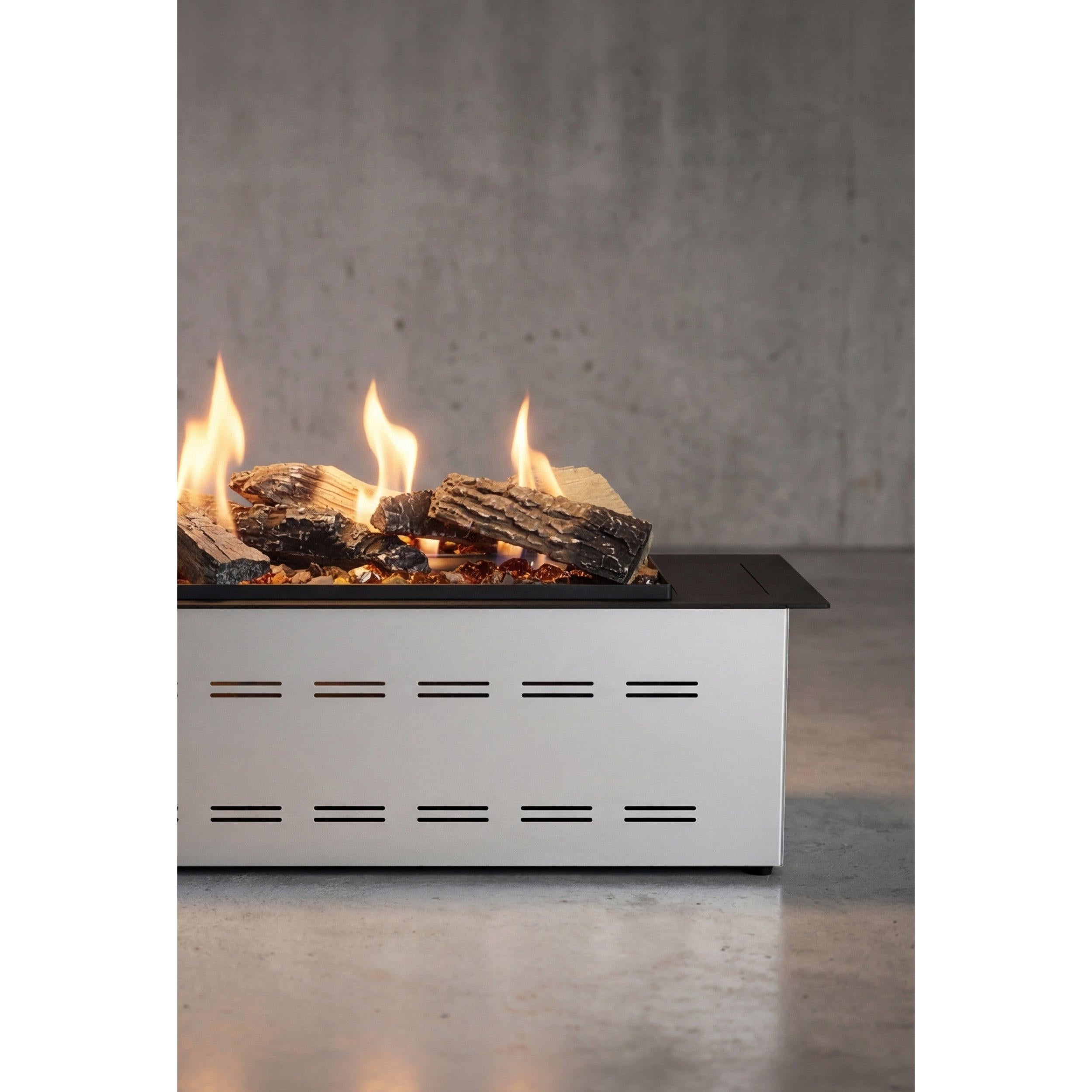 Decoflame Net Zero LogicWood Ethanol Fireplace