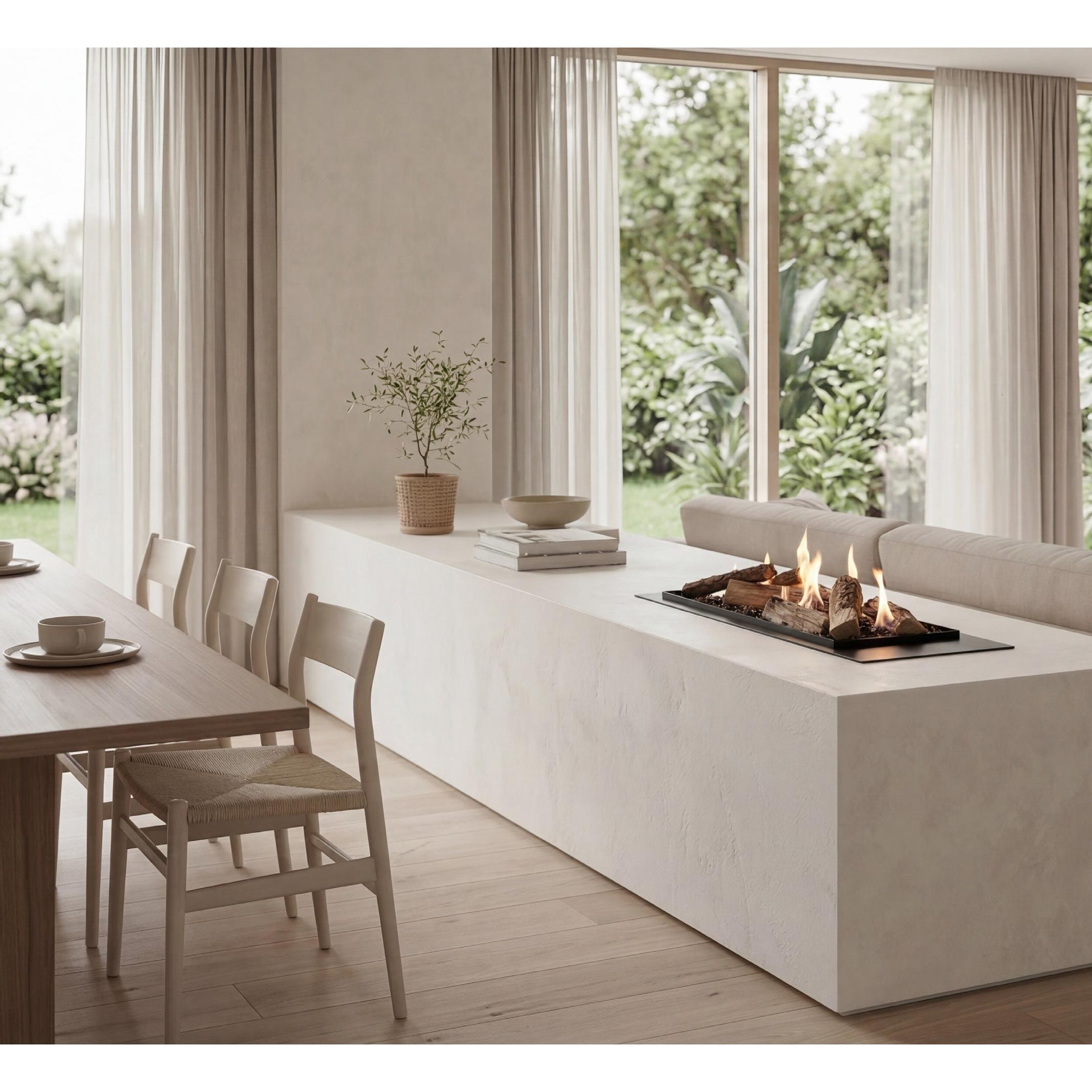 Decoflame Net Zero LogicWood Ethanol Fireplace