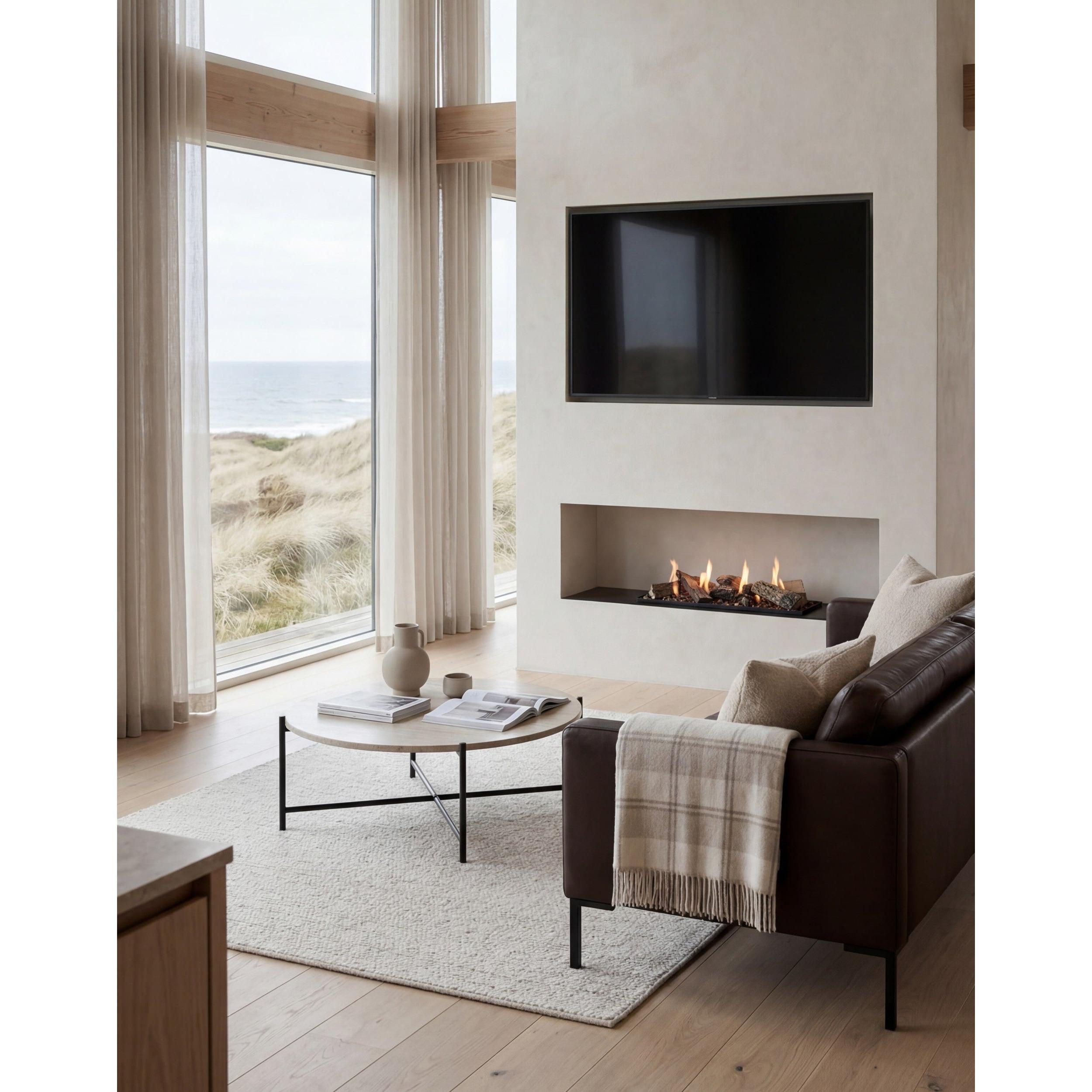 Decoflame Net Zero LogicWood Ethanol Fireplace