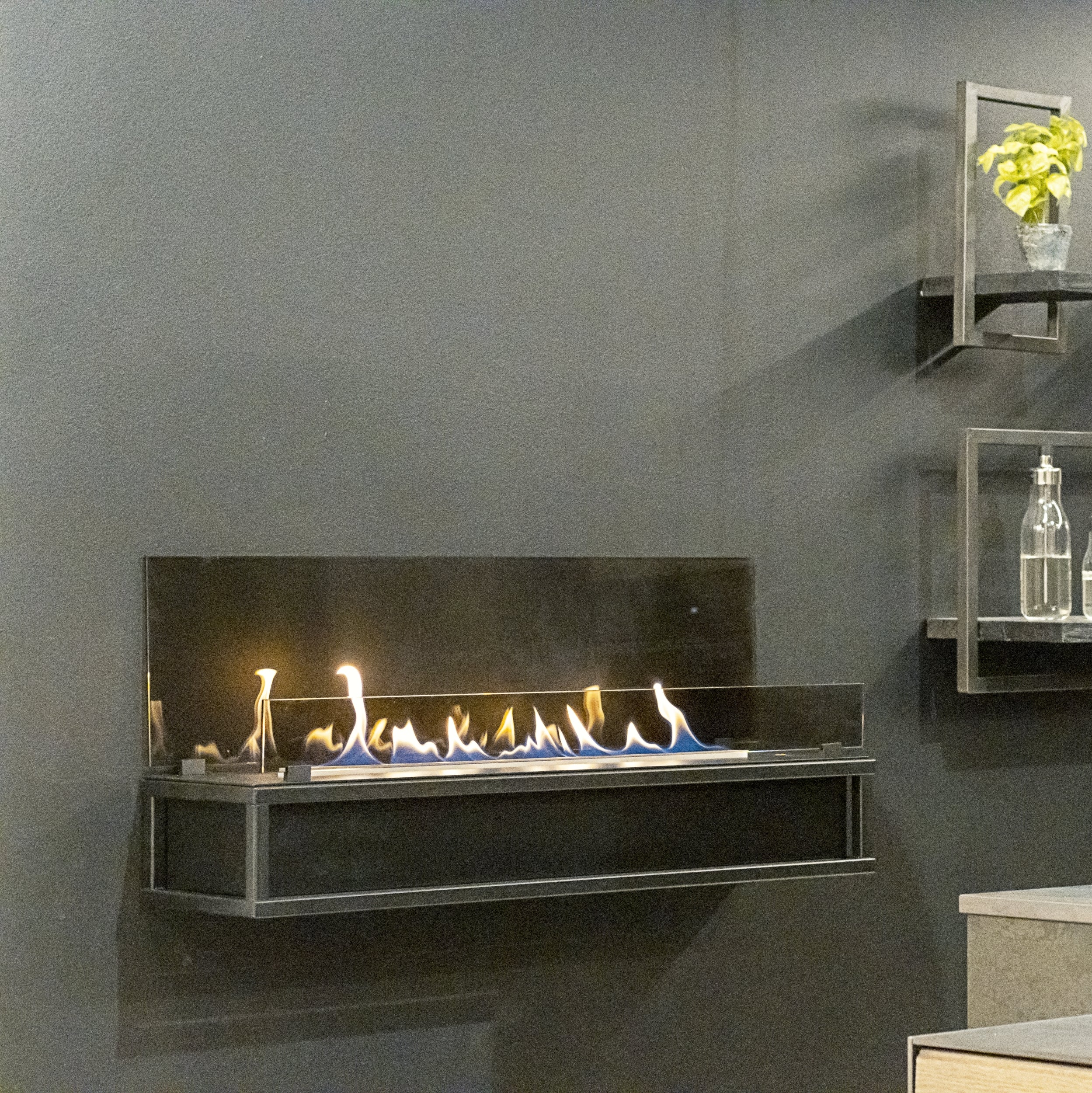 Decoflame Net Zero Torino F6 Automatic Wall Mounted Ethanol Fireplace