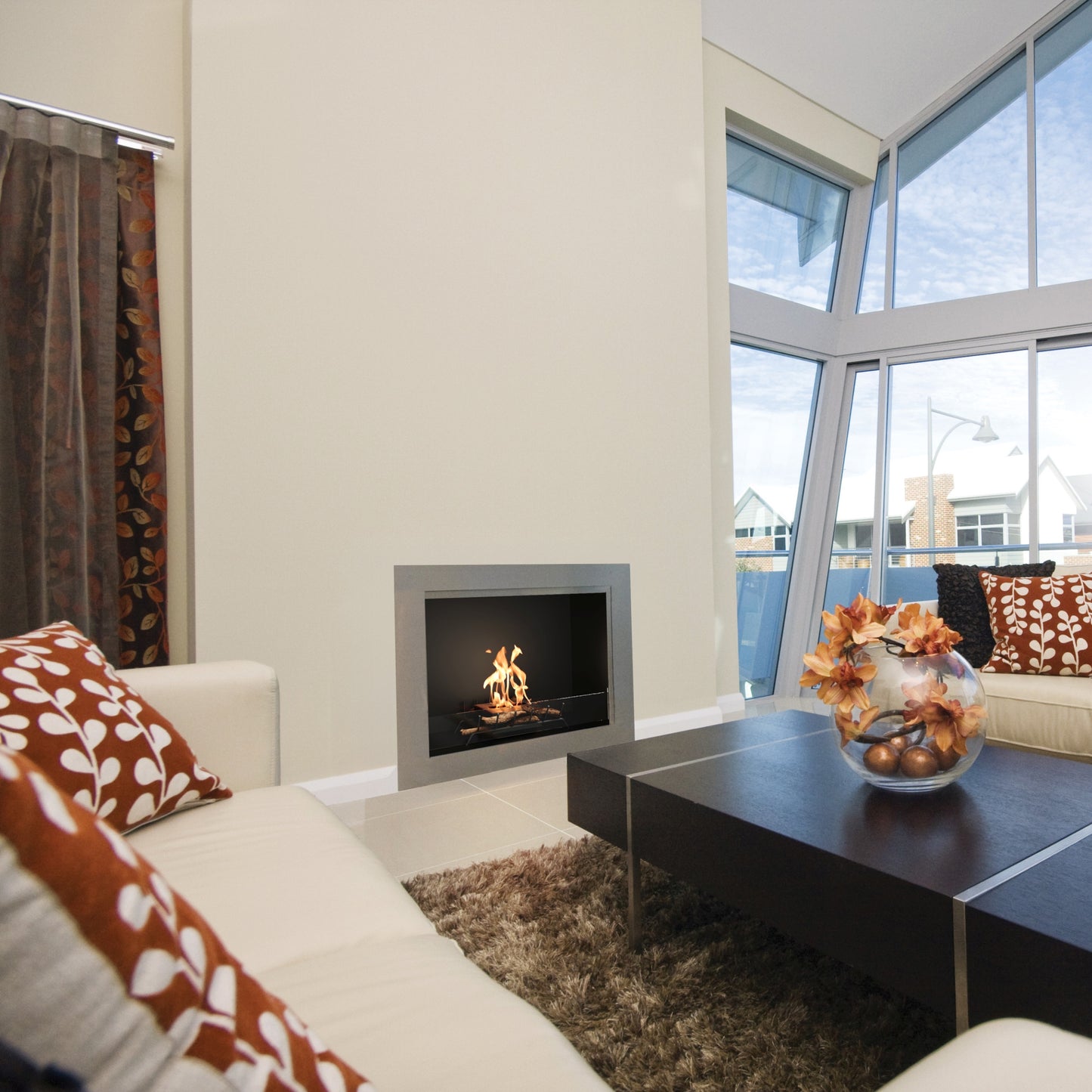 Ecosmart Heritage 42SS Ethanol Fireplace