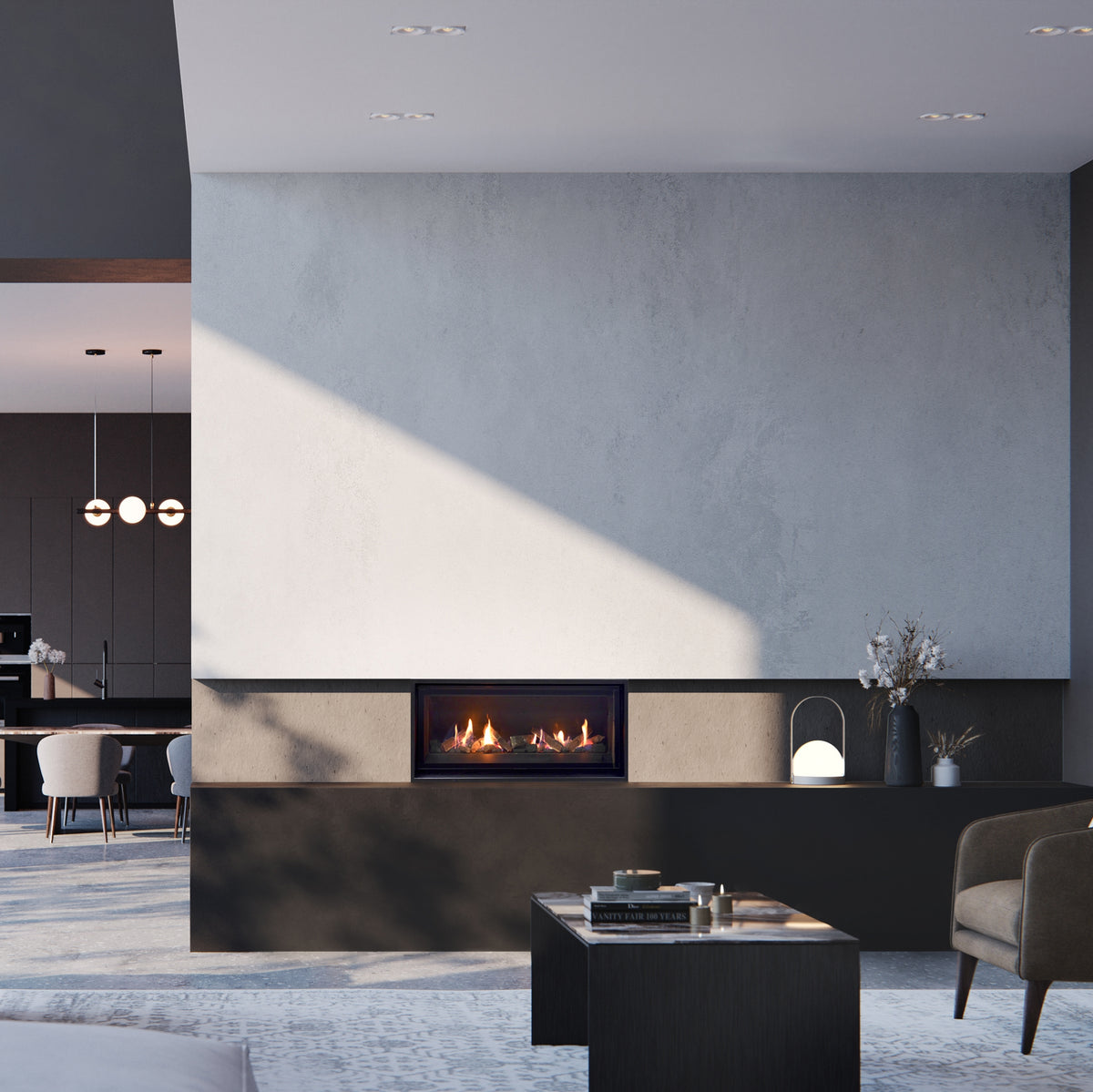 Real Flame Element 900 Gas Fireplace