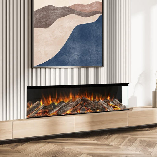 Evonic 1800 Volante Black Edition Electric Fireplace