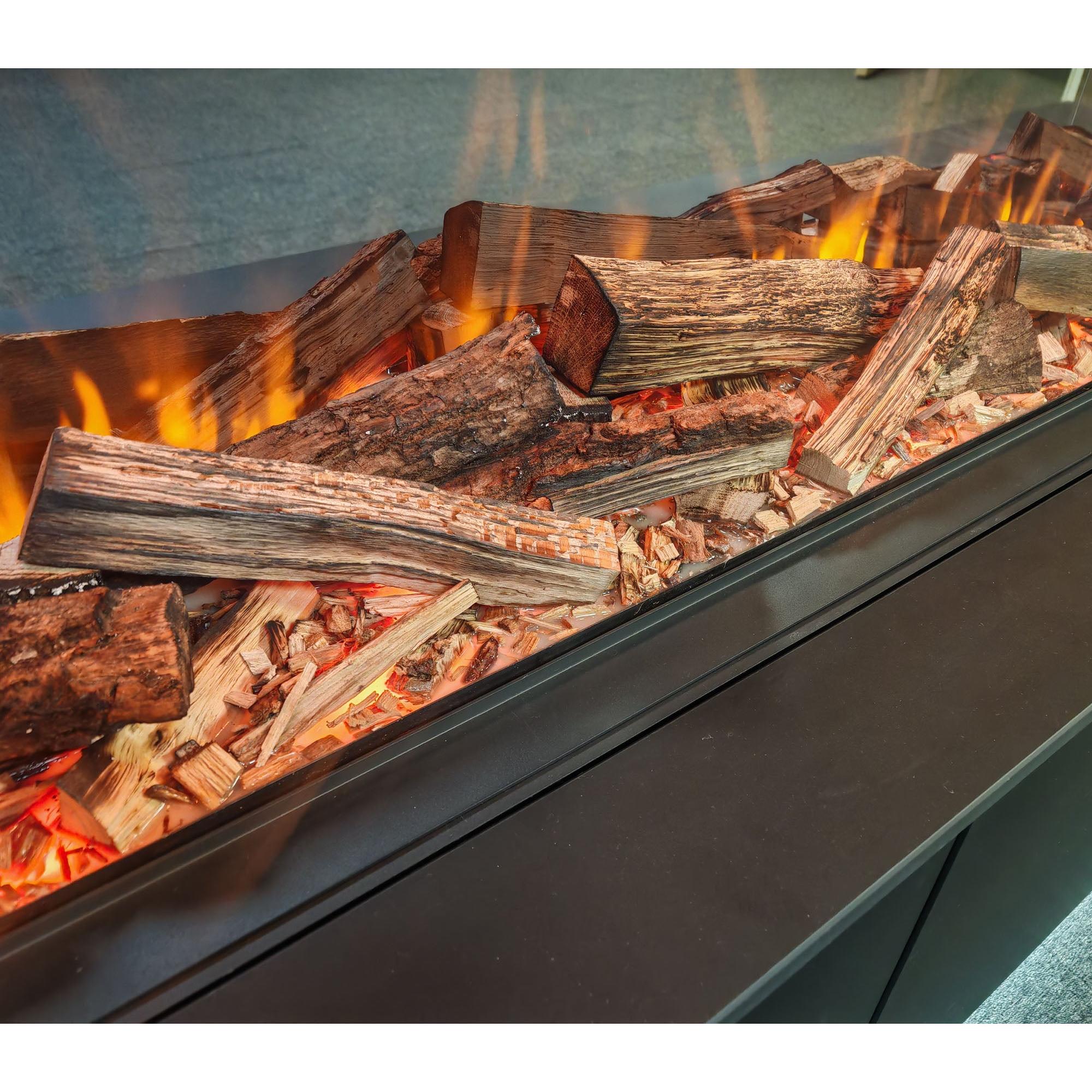 Evonic 1800 Volante Black Edition Electric Fireplace