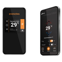Evonic 1800 Volante Black Edition Electric Fireplace