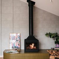 PAD 7" Insulated 4m Flue Kit - Black