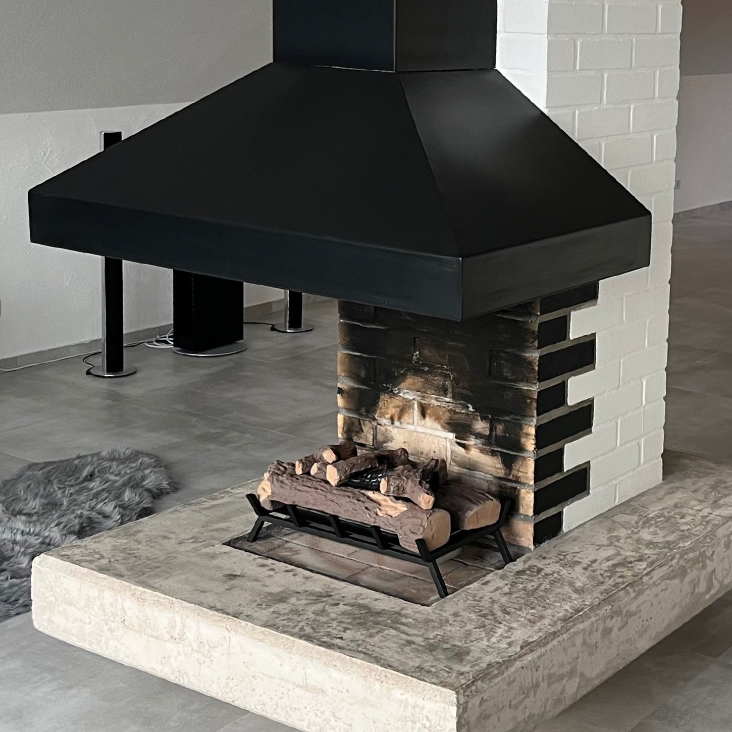 Scandi Freestanding Ethanol Fire Grate Insert