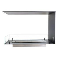 Foco Room Divider 800 Triple Sided Ethanol Fireplace