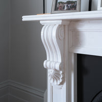 George Marble Mantle White