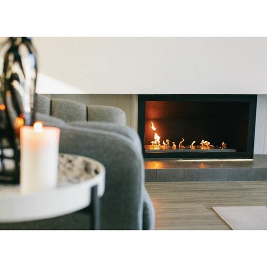Grand XL Manual Ethanol Firebox With Black Powder Coated Fascia (EX DISPLAY)