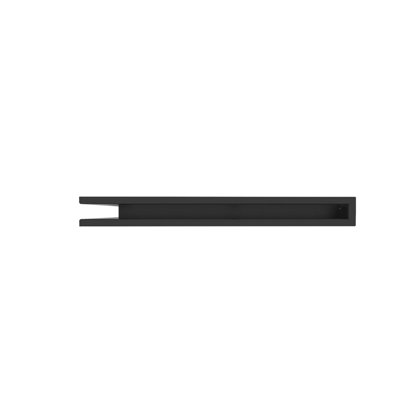 Hestia Corner Vent 60x560x560mm - Black