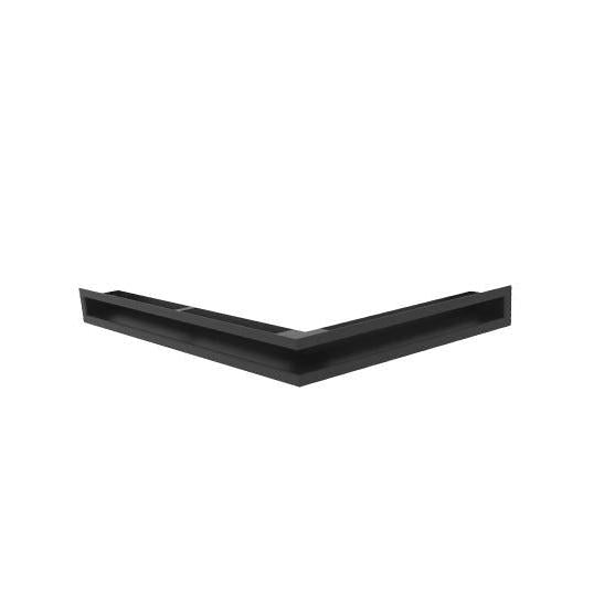 Hestia Corner Vent 60x600x400mm - Black - Right