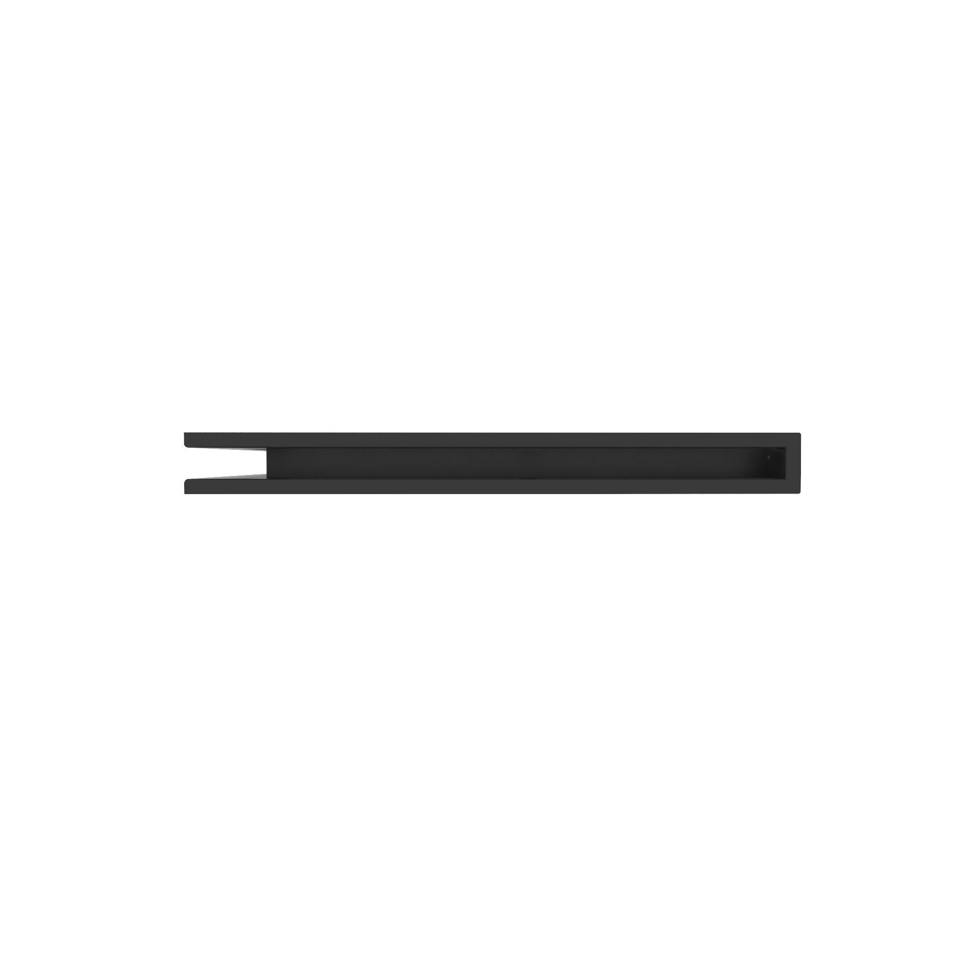 Hestia Corner Vent 60x600x400mm - Black - Right