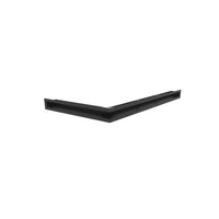 Hestia Corner Vent 60x800x450mm - Black - Left