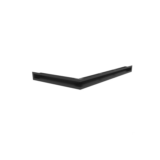Hestia Corner Vent 60x800x450mm - Black - Left