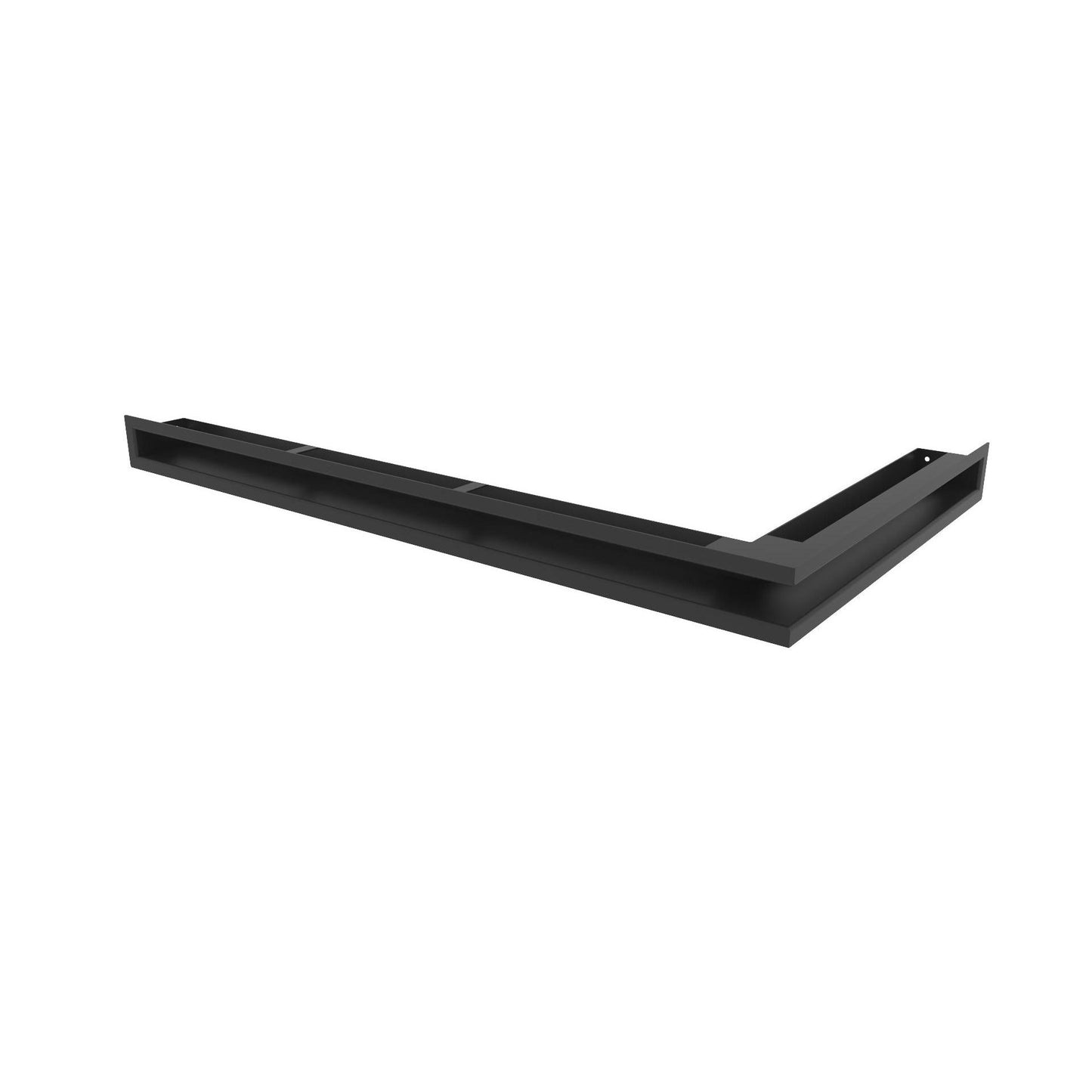 Hestia Corner Vent 60x800x450mm - Black - Right