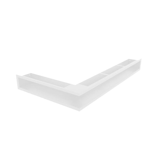 Hestia Corner Vent 60x800x450mm - White - Left