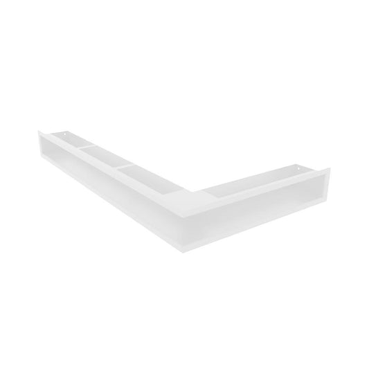Hestia Corner Vent 60x800x450mm - White - Right