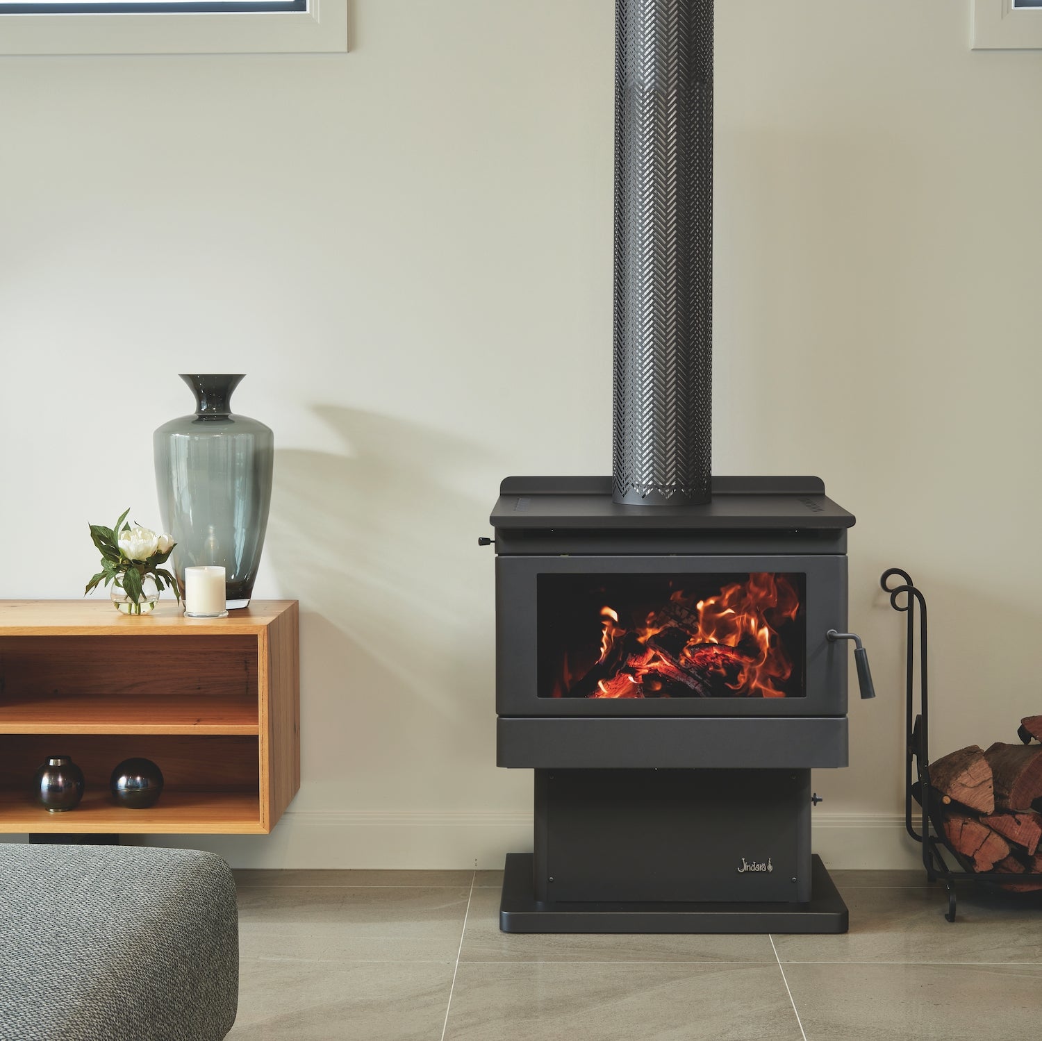 Jindara Hamersley Freestanding Mk3 Wood Fireplace