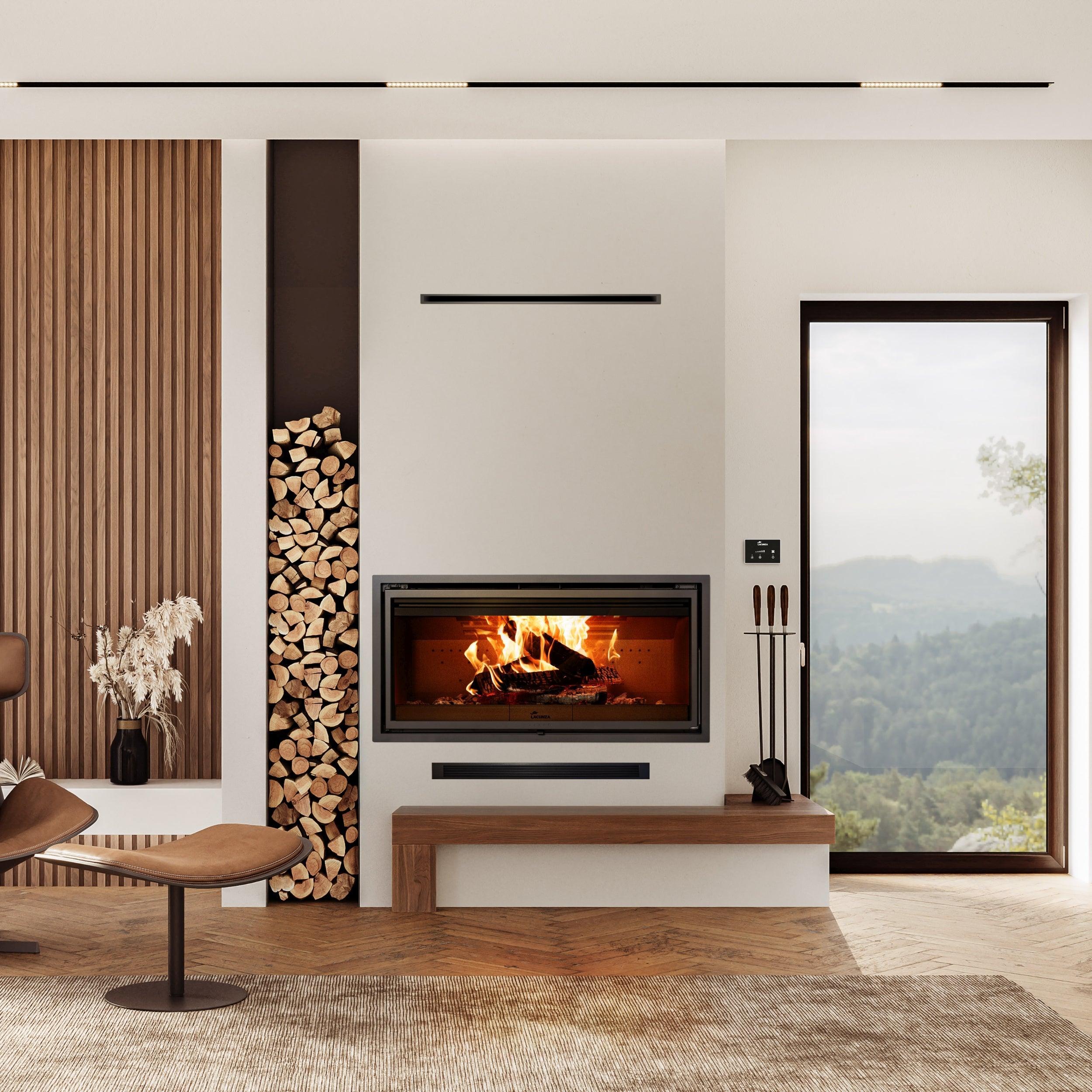 Lacunza Nive 1000 In-Built Wood Fireplace