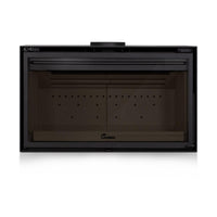 Lacunza Nive 800 Freestanding Wood Fireplace