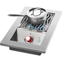 Napoleon Built-in 700 Series Single Flame Top Burner with Stainless Steel Cover (Natural Gas)
