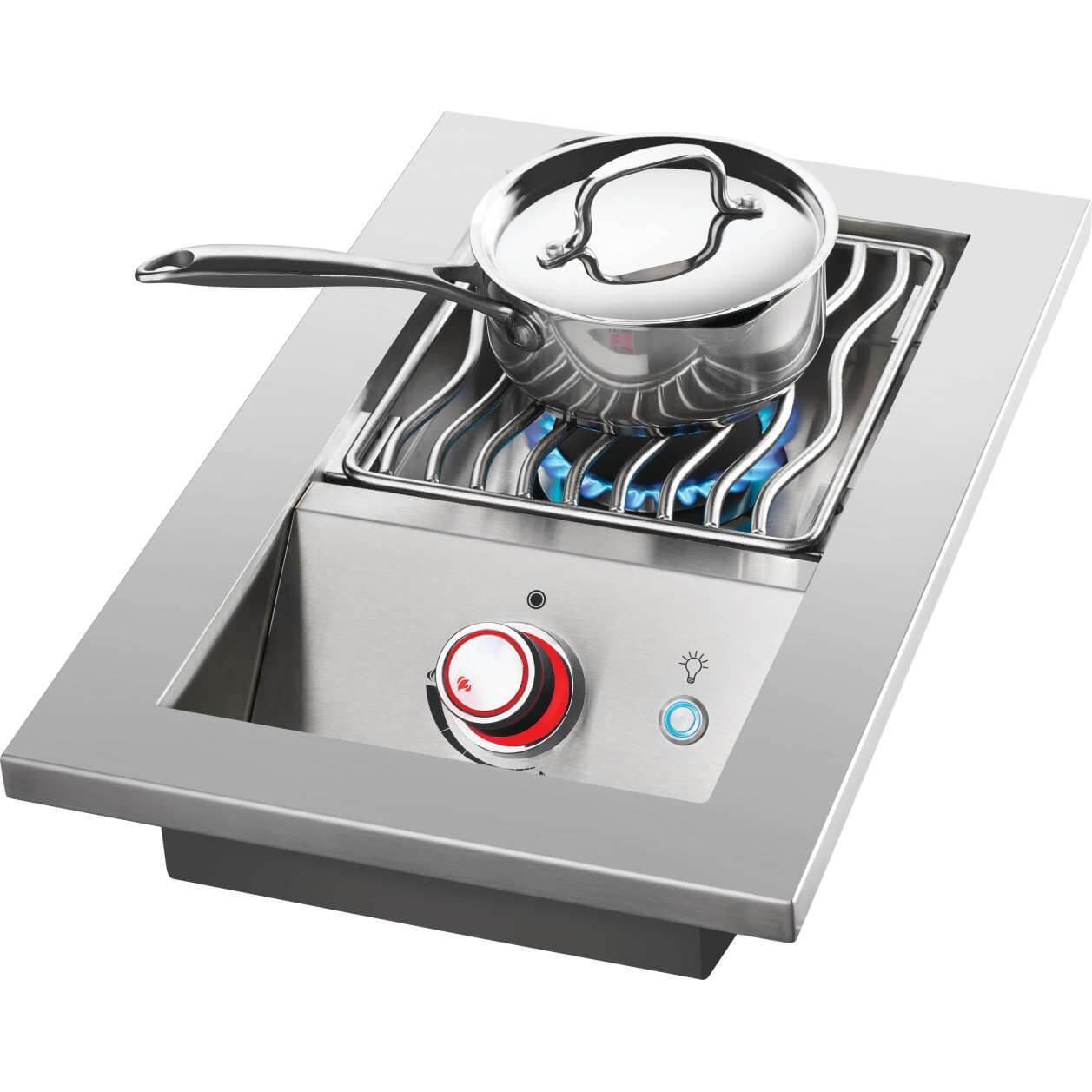 Napoleon Built-in 700 Series Single Flame Top Burner with Stainless Steel Cover (Natural Gas)