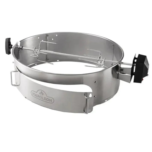 Napoleon Charcoal Kettle Pizza Oven And Rotisserie Kit For 57cm Kettle BBQ