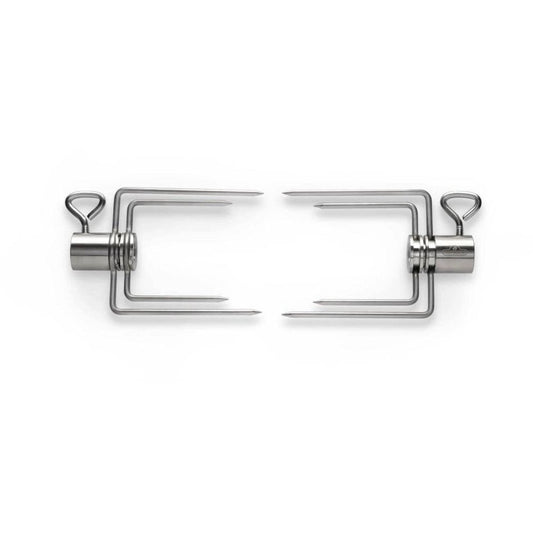 Napoleon Commercial Quality Collapsible Rotisserie Forks - Four Prongs, Set of Two