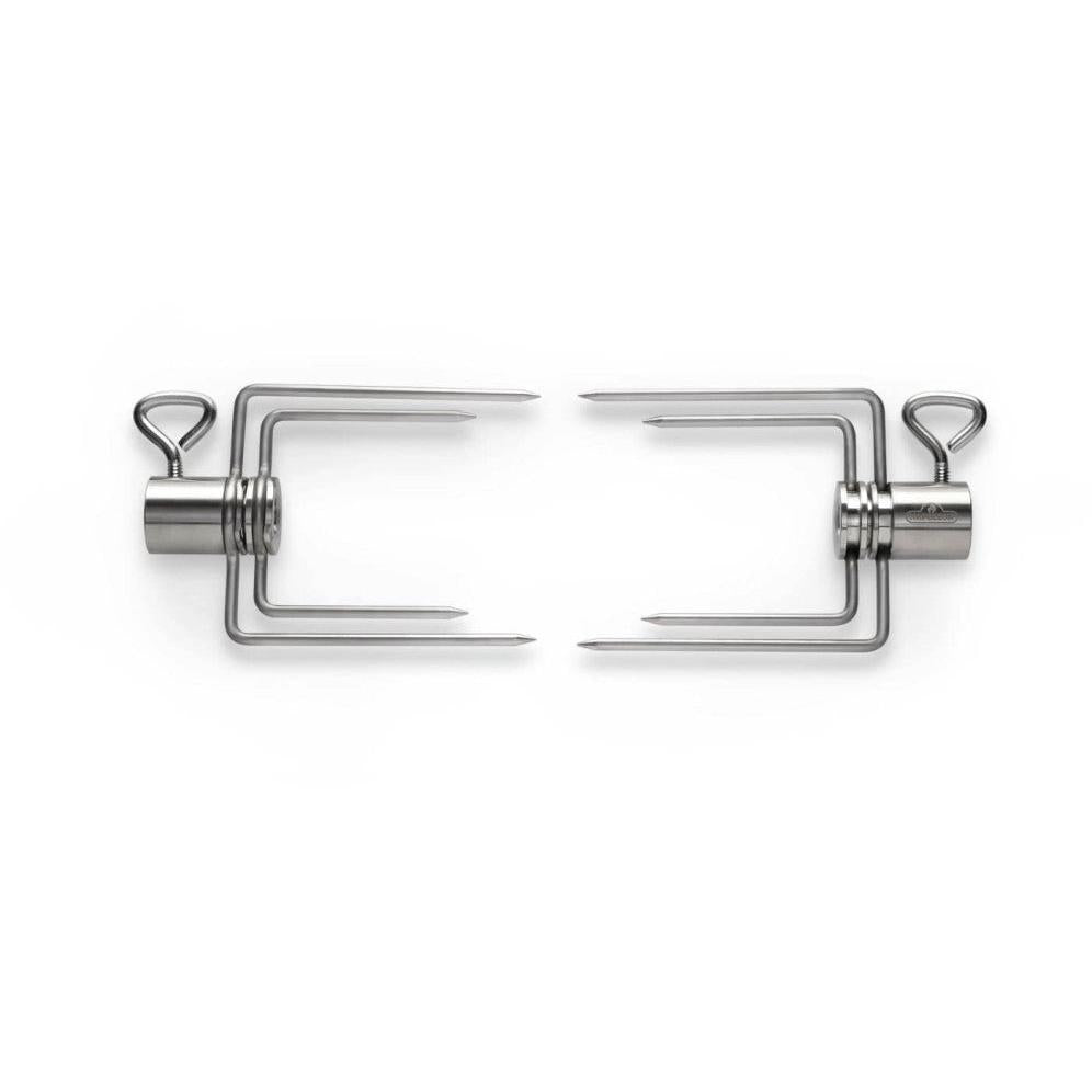 Napoleon Commercial Quality Collapsible Rotisserie Forks - Four Prongs, Set of Two