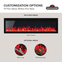 Napoleon Entice 72 Electric Fireplace