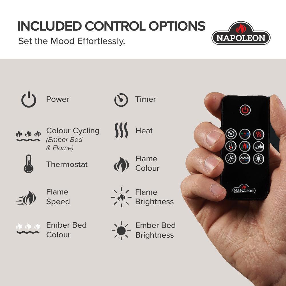 Napoleon Entice 72 Electric Fireplace