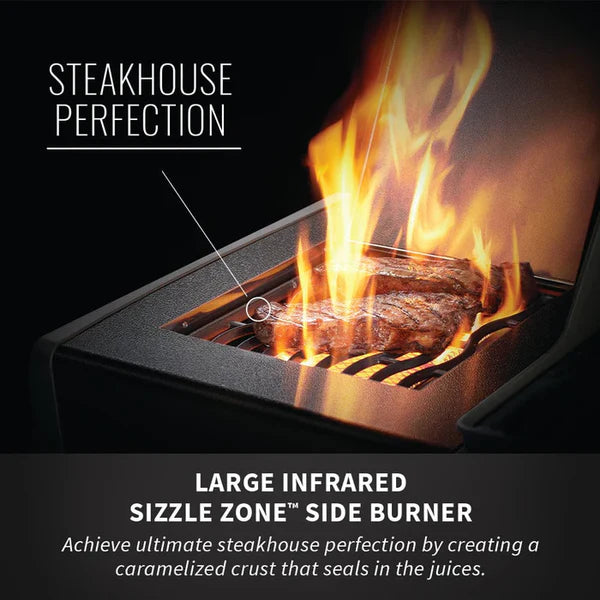Napoleon Built-in 700 Series Single Infrared Burner with Stainless Steel Cover (Natural Gas)