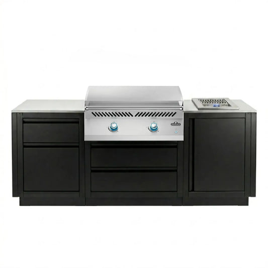 Napoleon Outdoor Kitchen Built-in 700 BBQ 32" FTP with 10" IRP, Matte Black, LPG