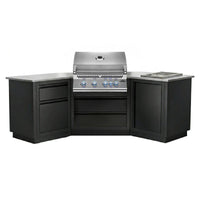 Napoleon Outdoor Kitchen Built-in 700 BBQ 32" RBIP and 10" IRPSS, 45° Corner, LPG