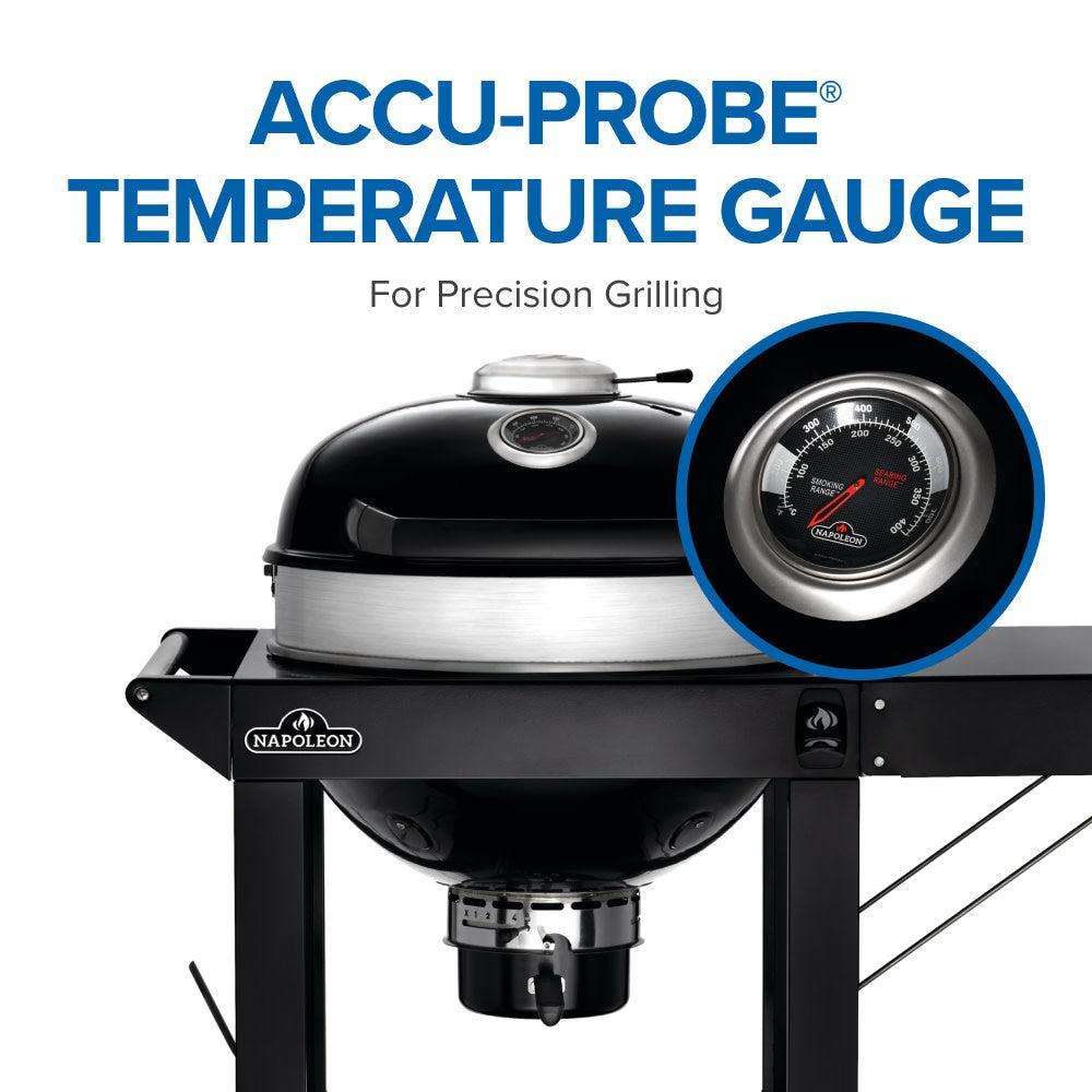 Napoleon PRO22 Charcoal Kettle BBQ Grill with Cart