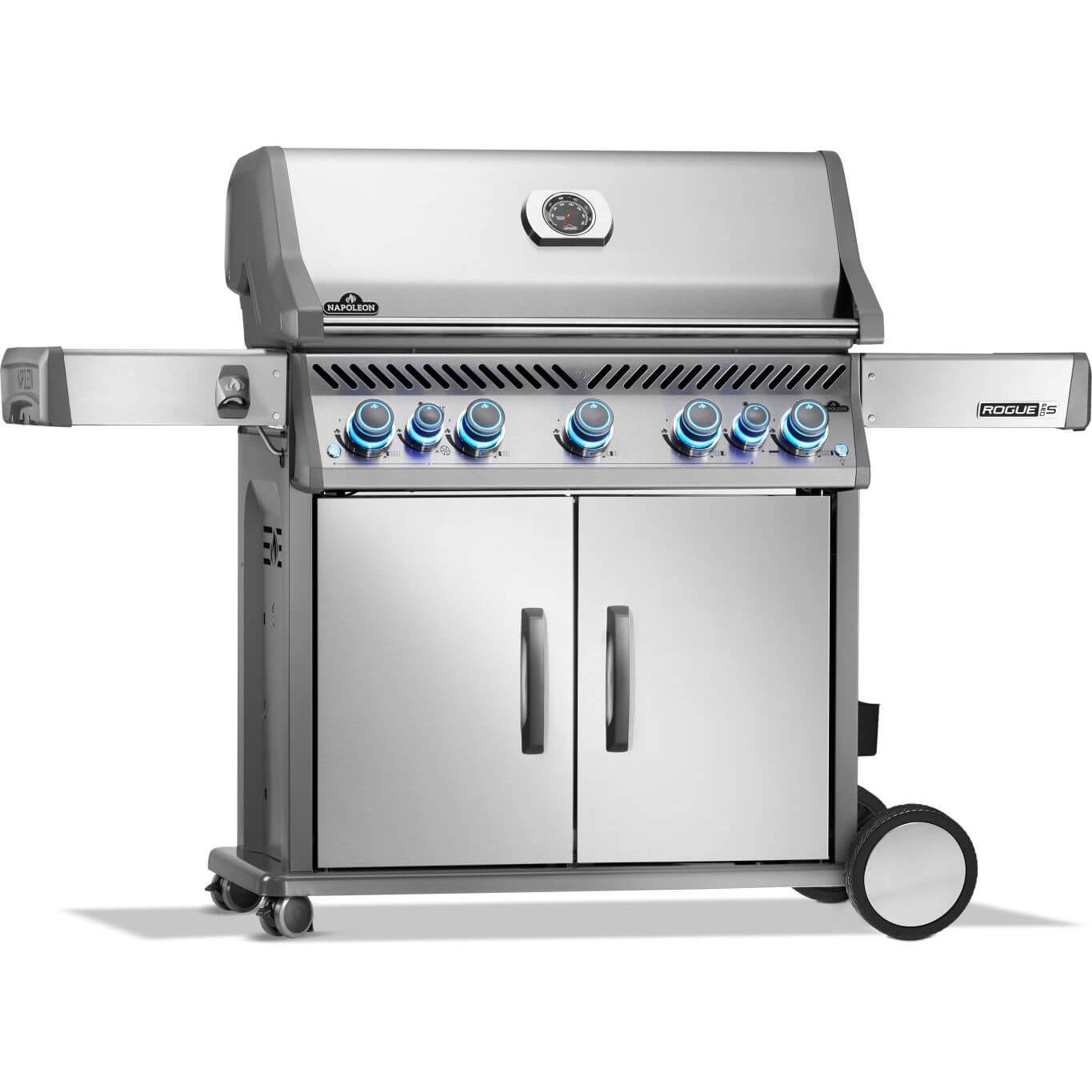 Napoleon Rogue PRO-S 625 LPG Gas BBQ with Flame Side and Infrared Rear Burners